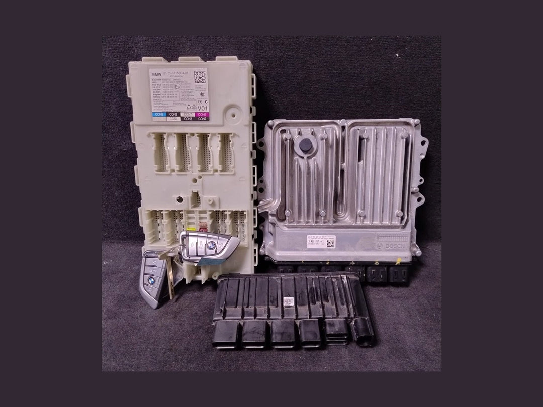 BMW 5 G30 530E B48 ENGINE CONTROL ECU SET MODULE BOSCH  2.0 HYBRID 9487767