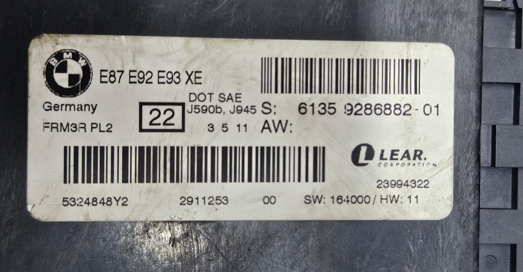 BMW 3 E92 E93 E87 ECU Xenon Headlight Control Module FRM 3R PL2 9286882 OEM