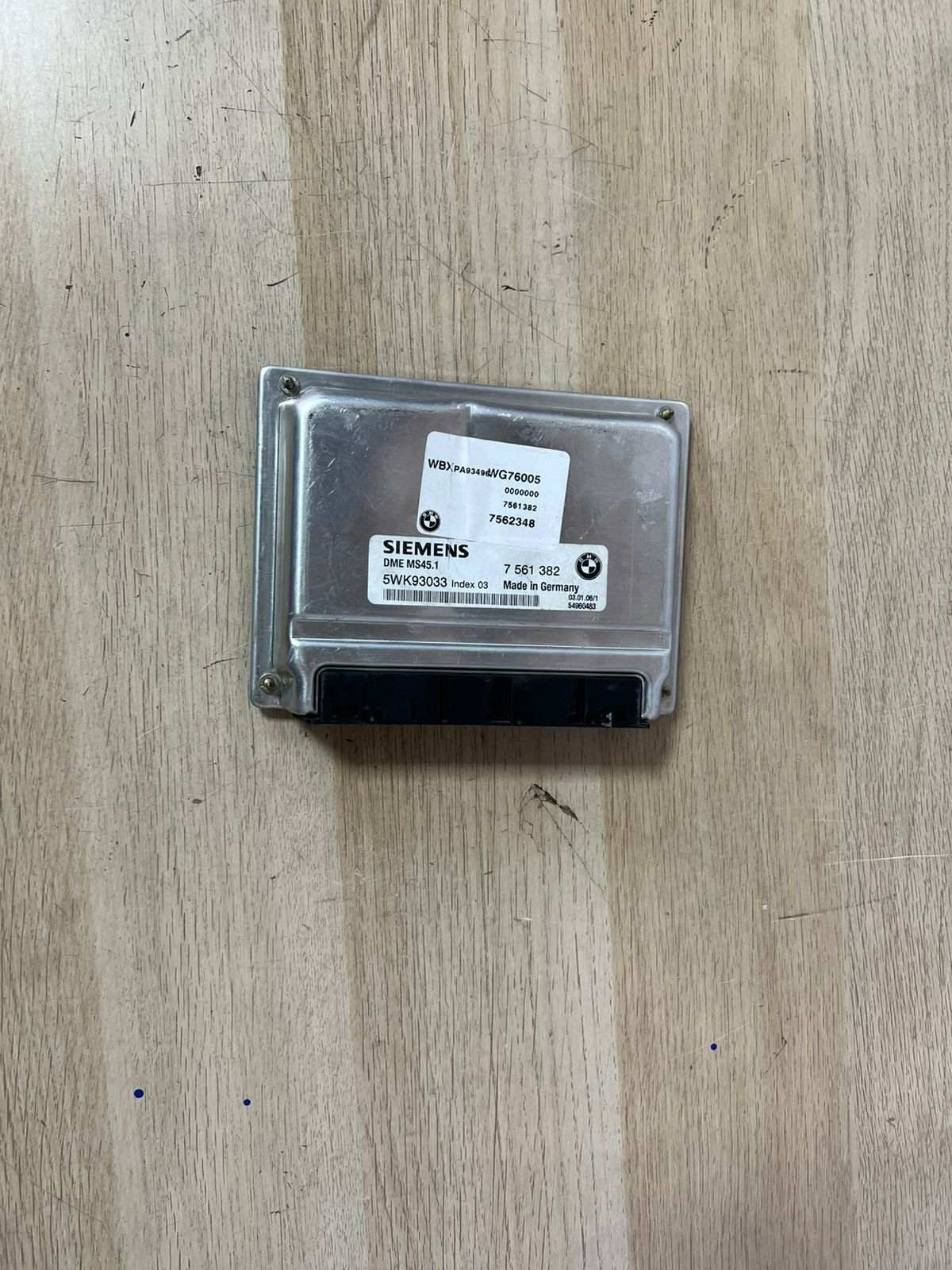 2004-2006 BMW X3 E83 M54 Engine Control Unit 7561382 MS45.1 DME