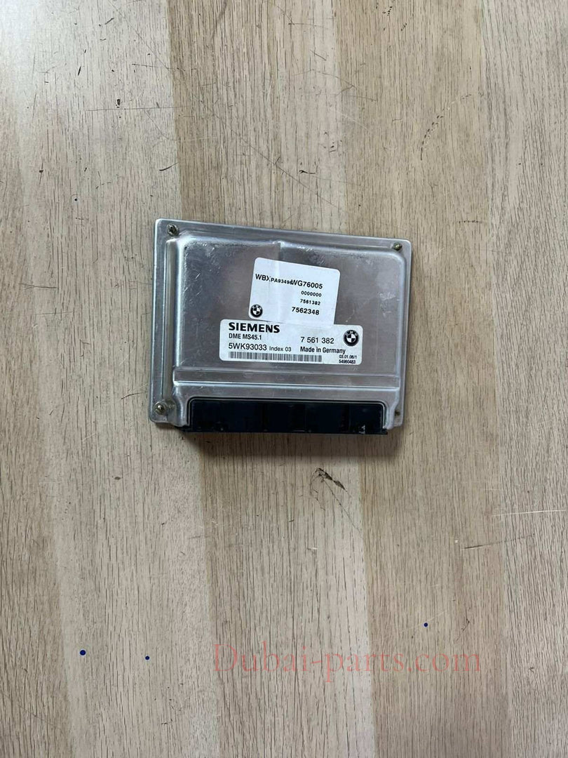 2004-2006 BMW X3 E83 M54 Engine Control Unit 7561382 MS45.1 DME