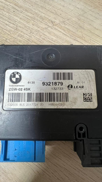2011-16 BMW Central Gateway Control Module 9321879 5 Series F10 and 6 Series F06