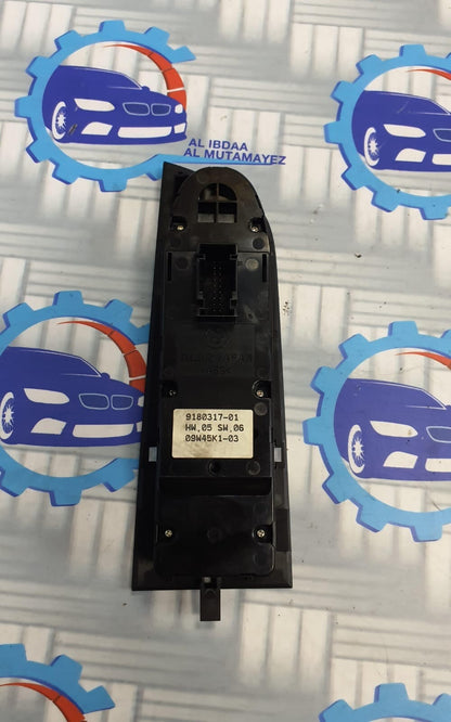 BMW E93 Z4 DRIVER SIDE WINDOW LIFTER SWITCH PANEL 9180317