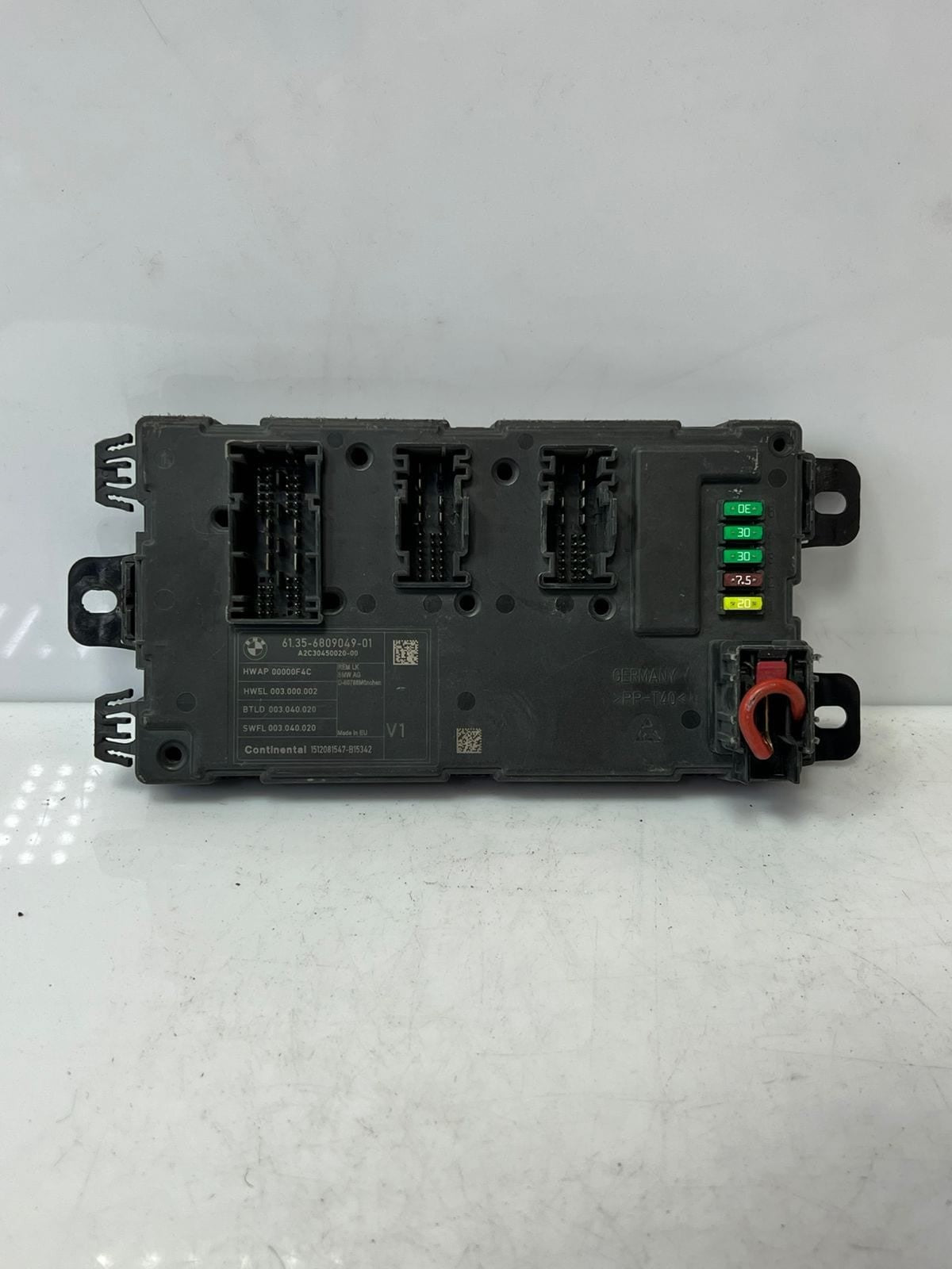 2012 BMW 3 F30 F35 F31 CENTRAL BODY CONTROL MODULE 6809049 680904901