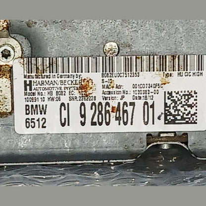 BMW F20 F30 F10 F02 OEM Genuine Navigation Audio CD Head Unit 9286467
