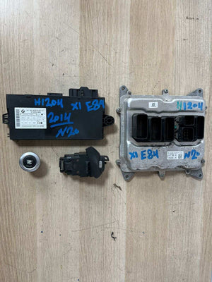 2013-2014 BMW X1 E84 N20 Engine Control Unit SET DME+ CAS2 + NO KEY 8617569