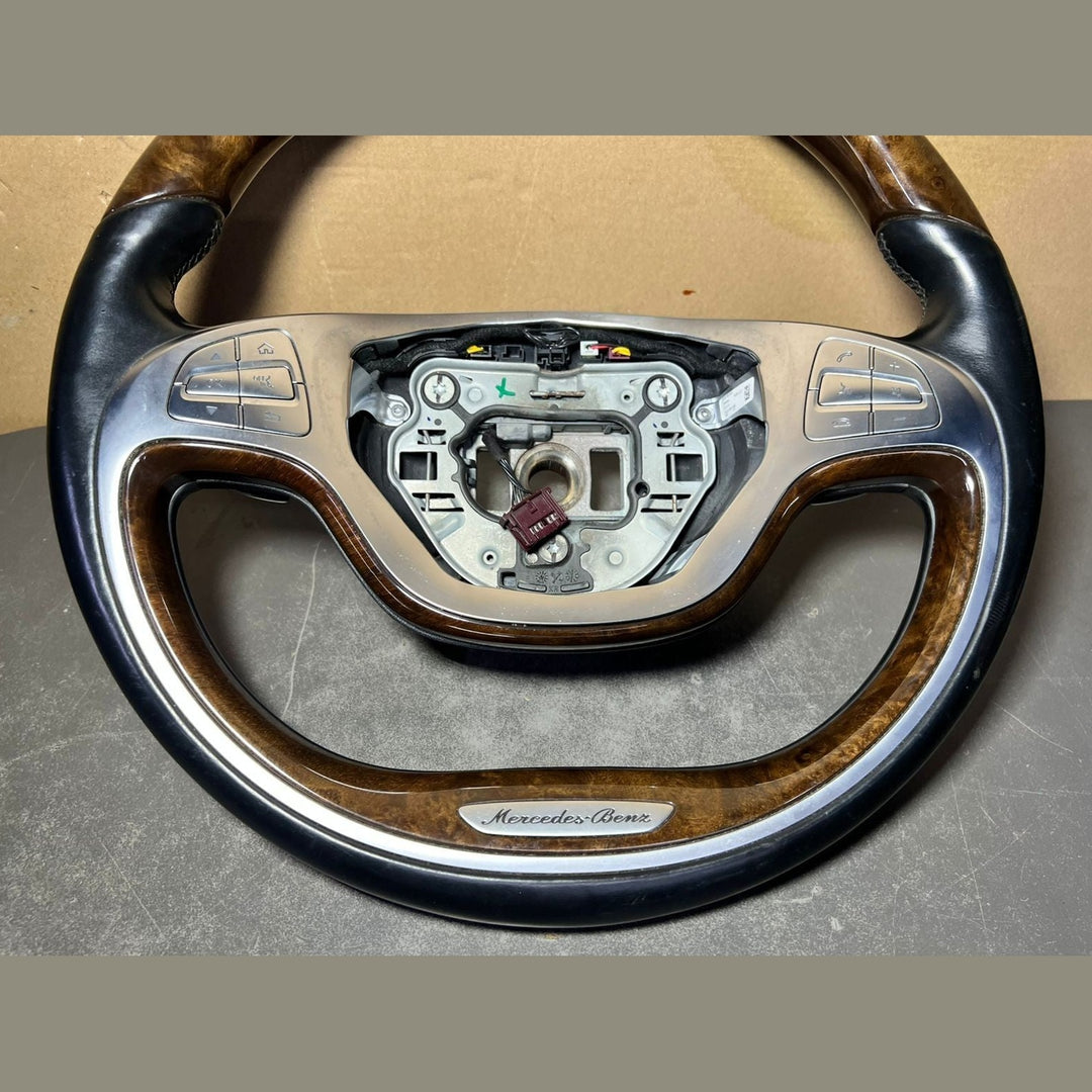 Mercedes W222 Steering Wheel Multi Function Sport Assembly With Paddle Shifts