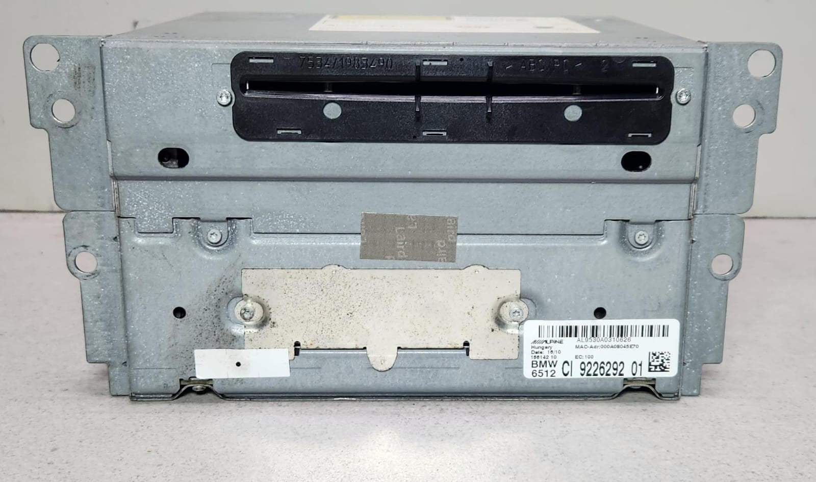 BMW 5 Series Gran Turismo Car Infotainment Computer 9226292