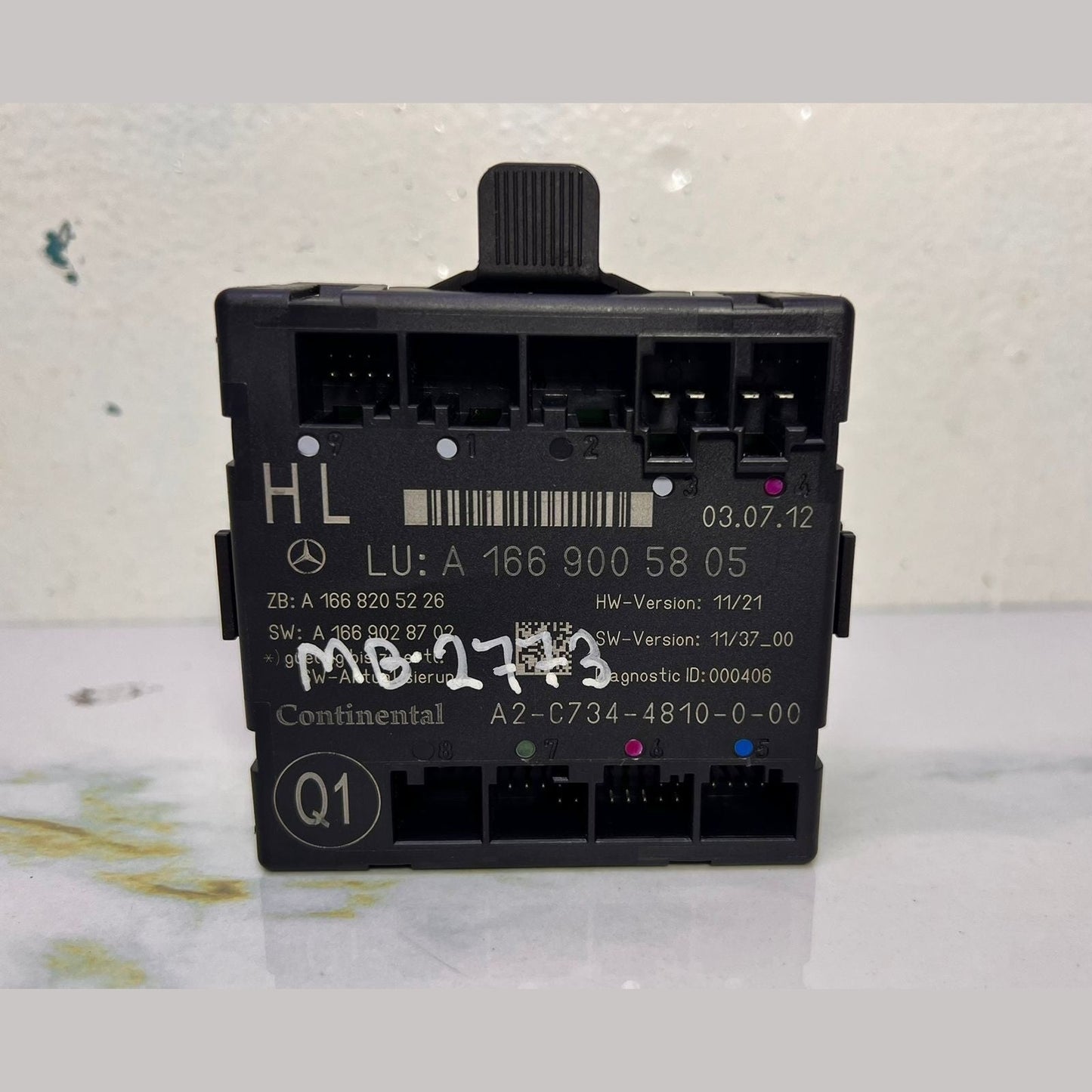 2014 Mercedes-Benz ML350 Door Control Module Unit A 1669005808 W166 ML350 and GL