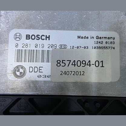 OEM BMW F20 F30 N47 ENGINE CONTROL UNIT DDE ECU SET 8574094 BOSCH