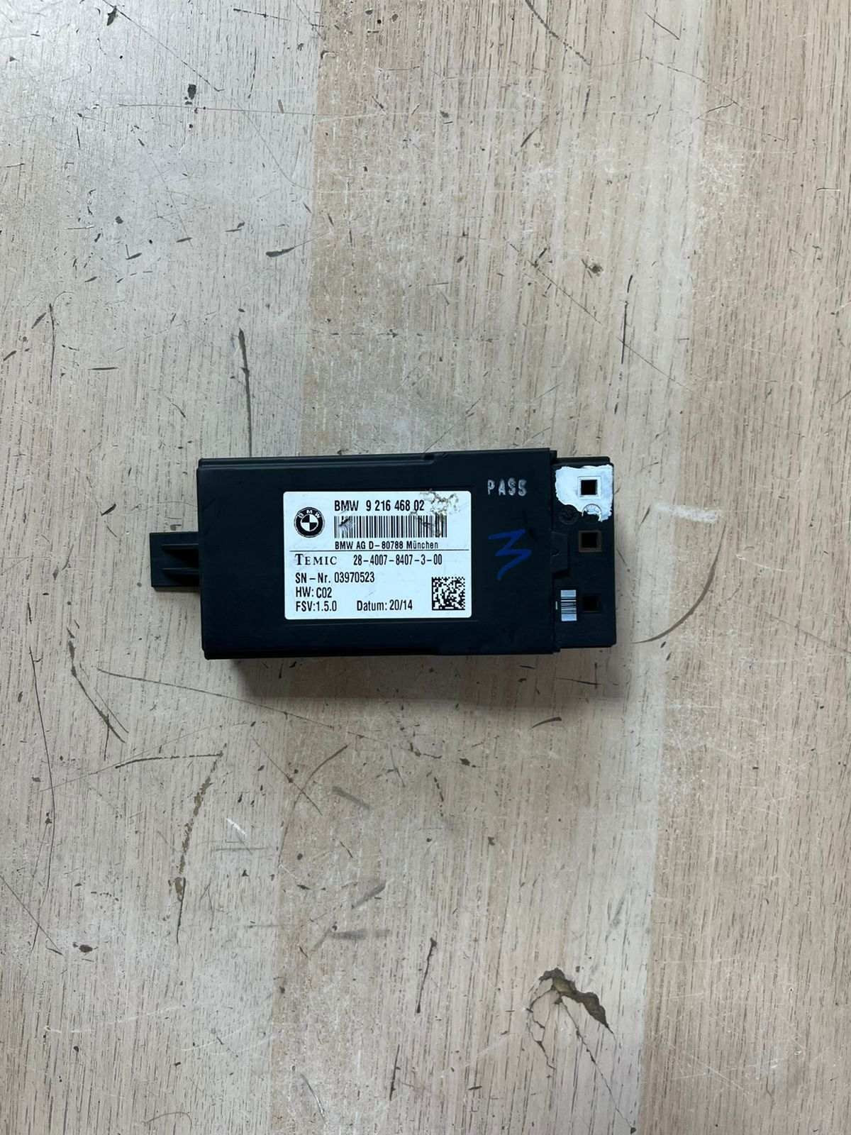 BMW X7 F25 X3 F15 X5 F16 X6 HEATED SEAT CONTROL MODULE P/N 9216468