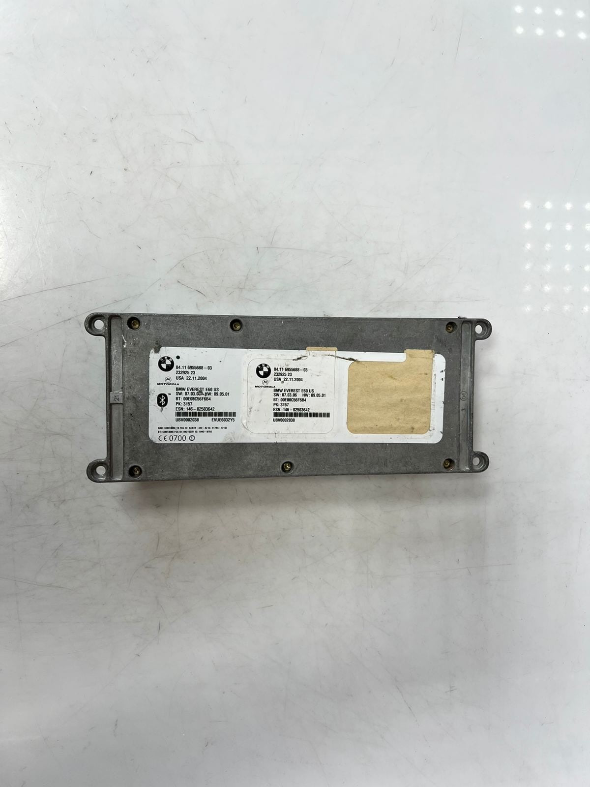 2005 BMW 525i 5' 6' E60 E63 E64  Bluetooth Telematics Control Module 6955688 OEM