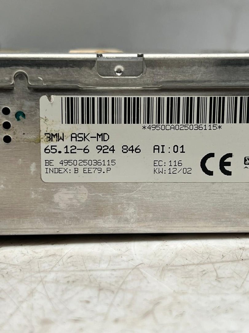 2000 BMW E66 7' SET Mini Disc Audio System Controller NBT navigation 6924846