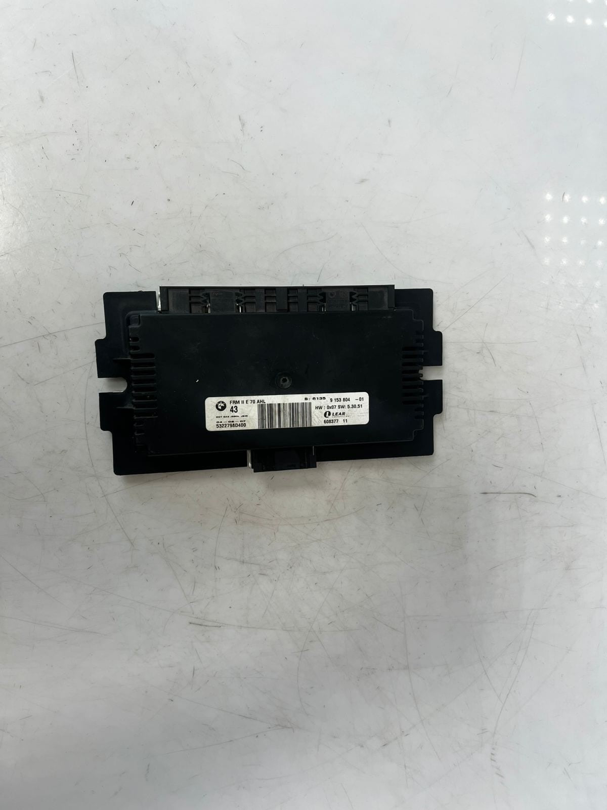 2007-2013 BMW X5 E70 FRM II AHL Footwell Light Control Module 9153804 OEM