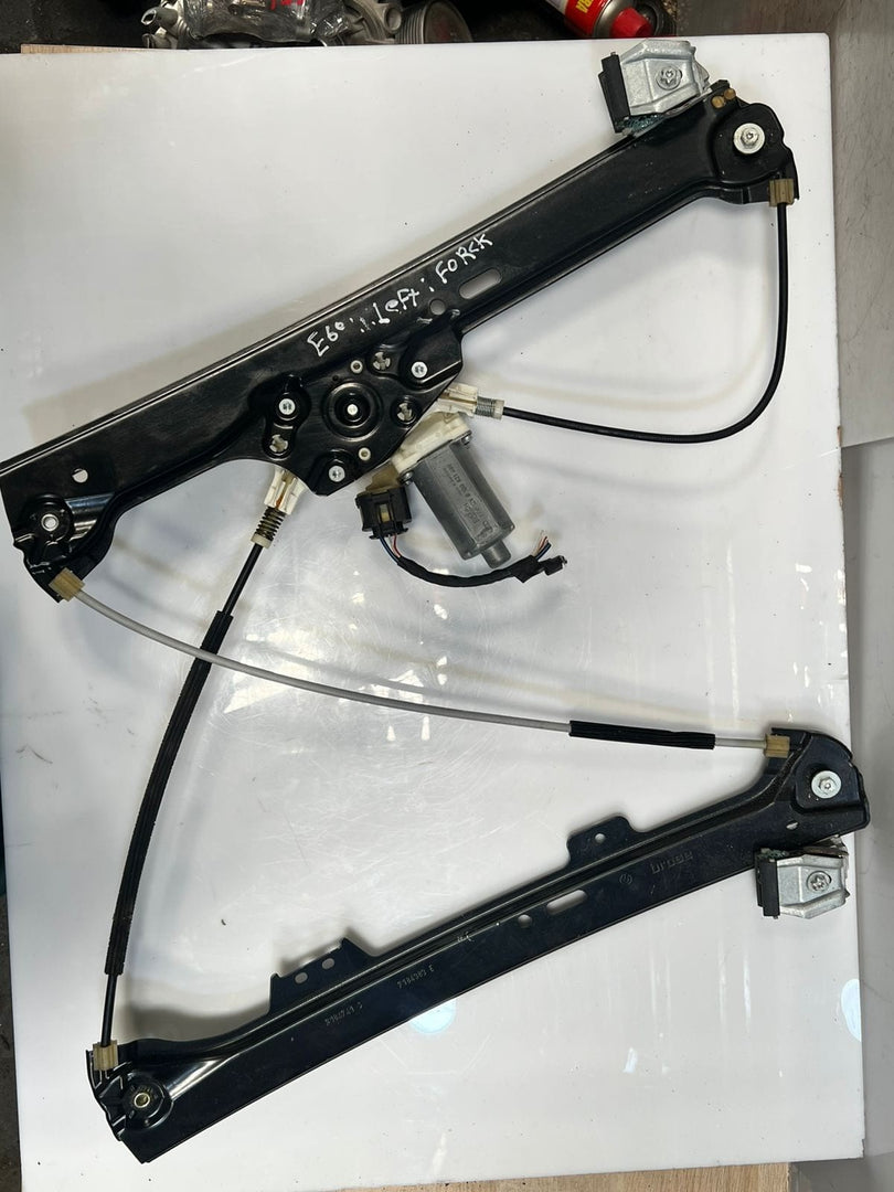 BMW 5 Series E60 E61 Front Left Door Window Regulator With Motor 7184741 OEM