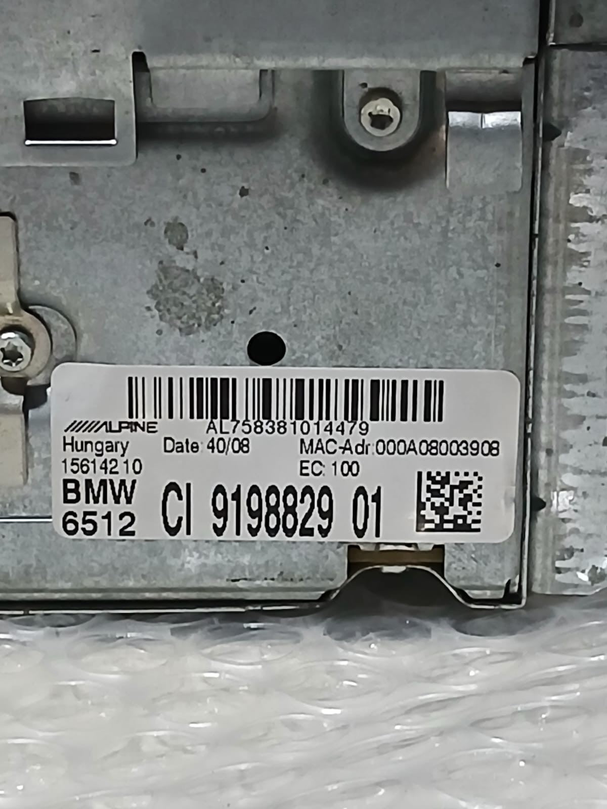 BMW OEM GENUINE E90 E91 CD HEAD UNIT - 9198829