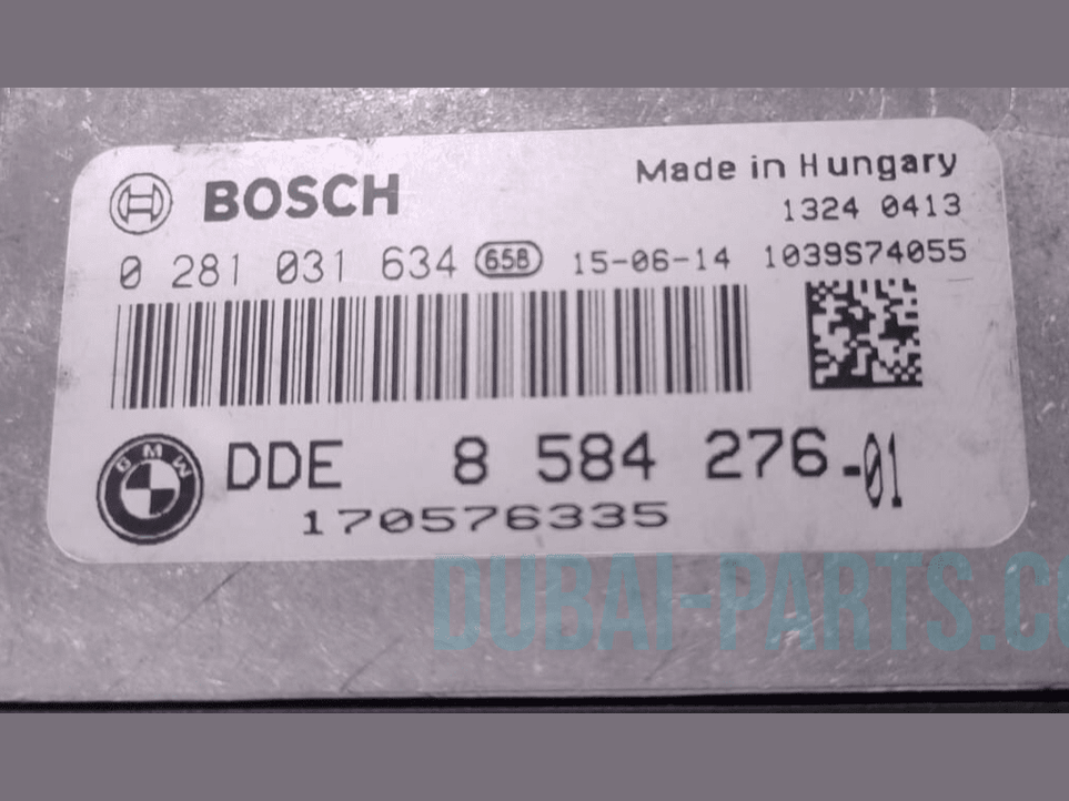 BMW AUTOMATIC F30 F31 320d N47N 163HP ENGINE CONTROL UNIT MODULE ONLY - 8584276
