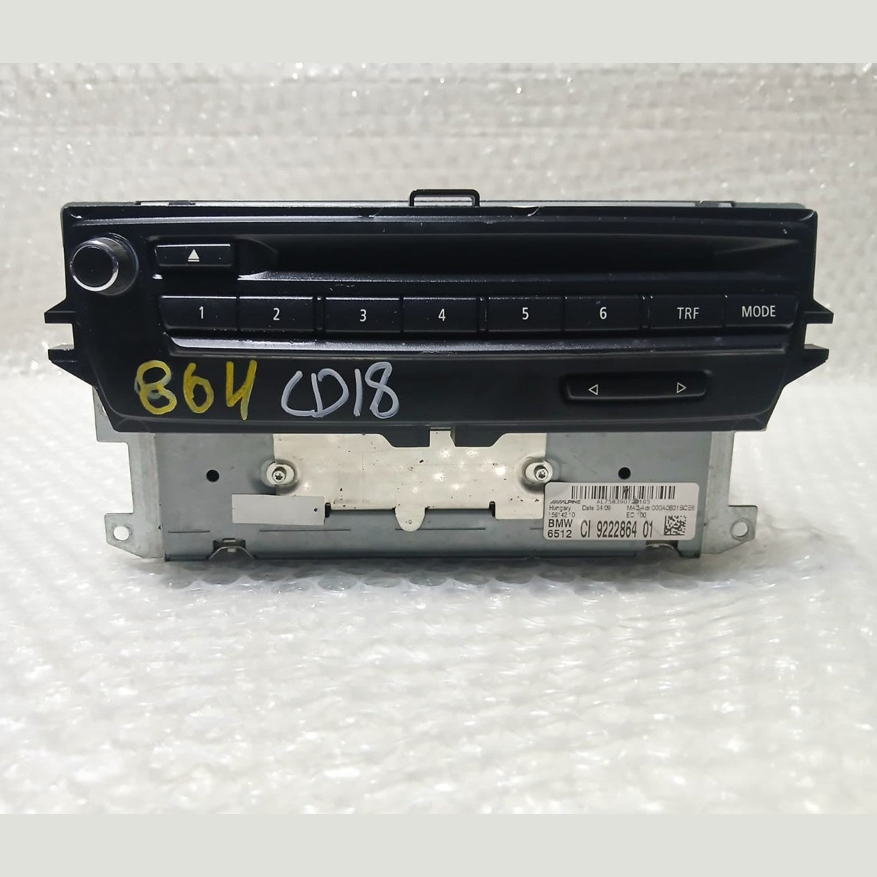 Bmw 3 Seires E90 Head Unit Navigation CI 9222864 used Japanese