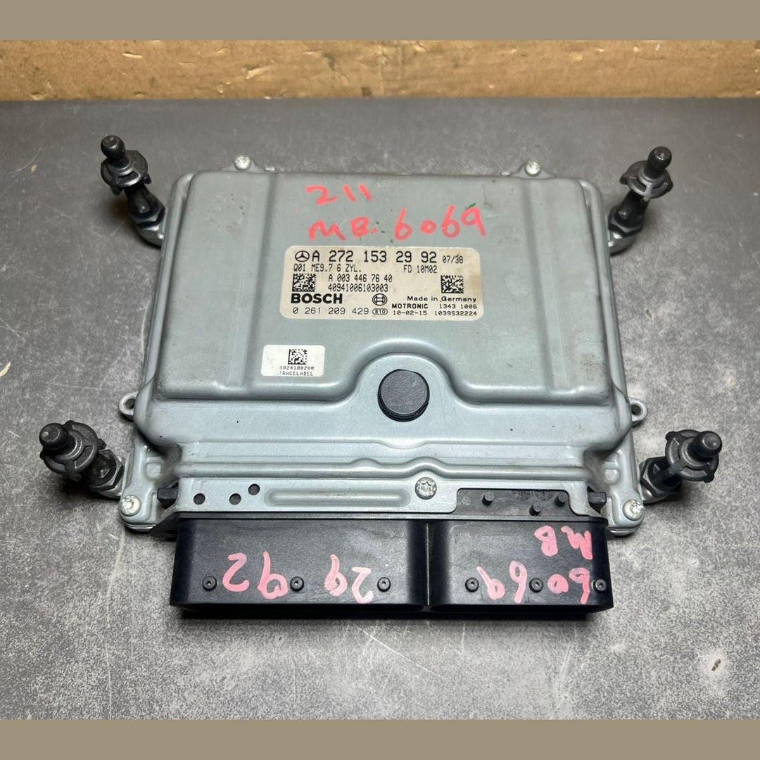 08-10 Mercedes W211 E-Class Engine Control Module Unit ECM ECU A272 1532992 OEM