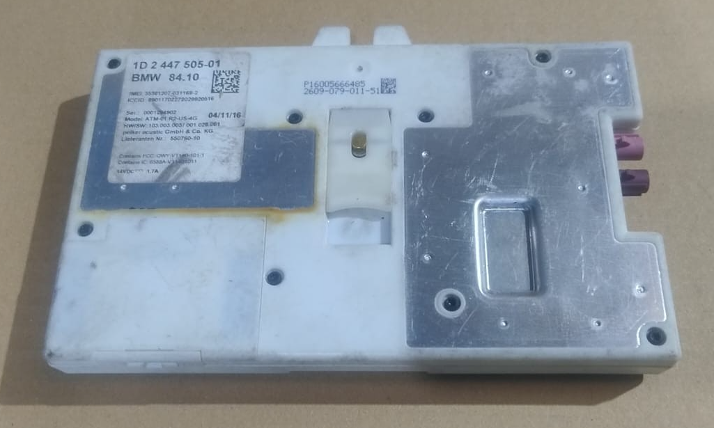 BMW F26 F36 430 440 X4 TELEMATICS COMPUTER CONTROL MODULE UNIT OEM - 1D 2447505
