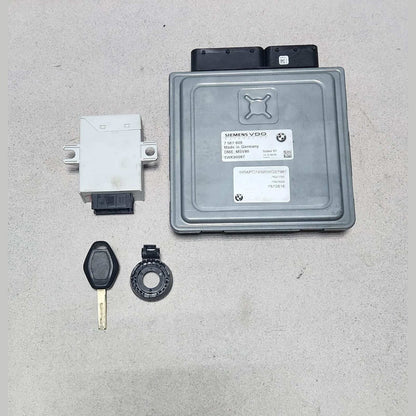 2007-2008 BMW X3 Engine Control Module 7567609 MSV80 ECU SET 