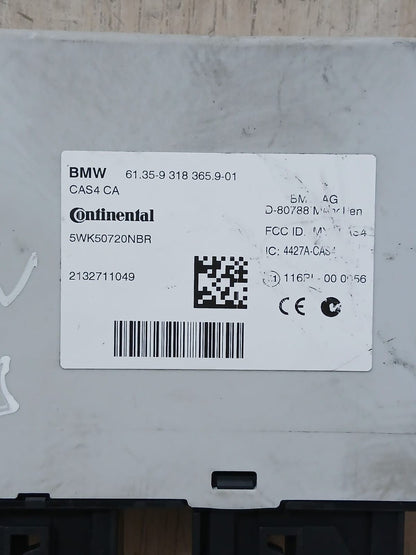 2014-2016 BMW F10 N20 520i Engine Control Unit SET DME+ CAS4 CA + 1KEY 8664661