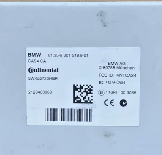 BMW OEM F02 N63 ECU SET 8604942 0281030533 DME CAS MODULE COMPLETE - 8604942