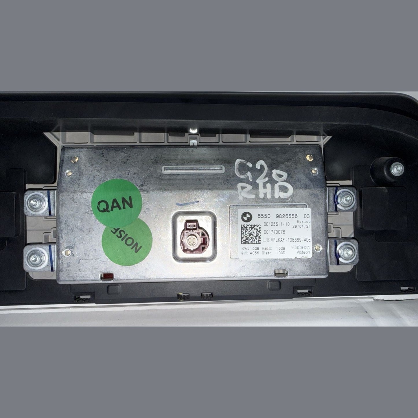 BMW 330I 3ER G20 G22 G23 G26 RHD DISPLAY SCREEN 9826556 2021