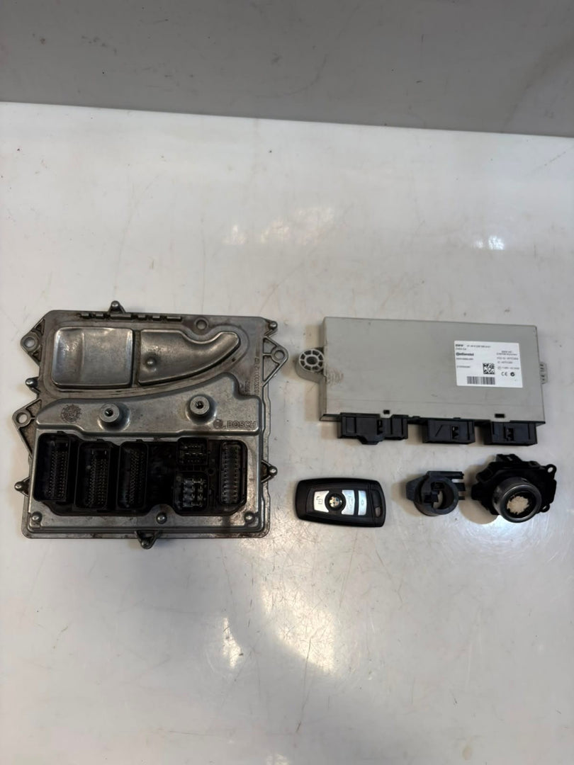 2010 BMW 5' F07 N55 535i GT Engine Control Module ECU SET DME+CAS+1KEY 7612742