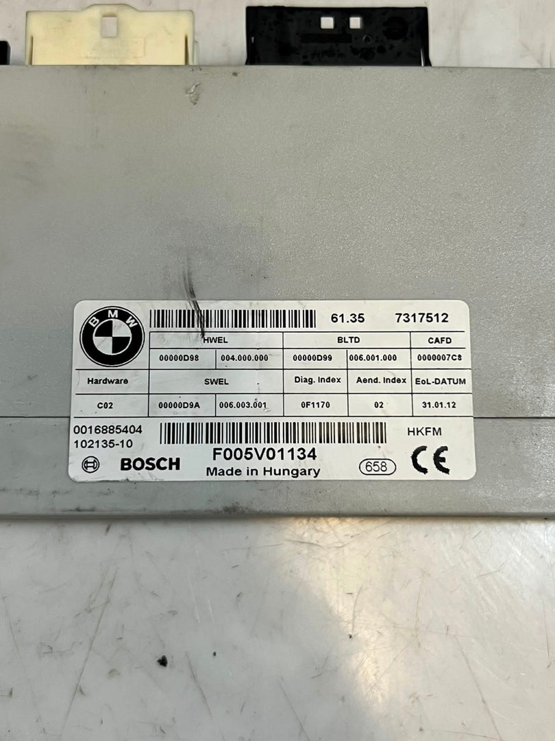 2011-2016 BMW F10 528i 535i 550i Tailgate Lift Control Module 7317512 OEM