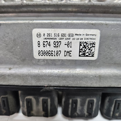 2014-2018 BMW F30 F31 320iX B48 xDrive Engine Control Unit DME 8674937 OEM