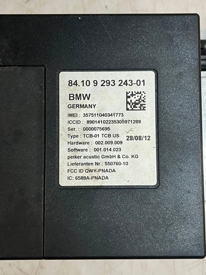 2011-2016 BMW 5' F10 F11 535i Communication Telematics Control Module 9293243