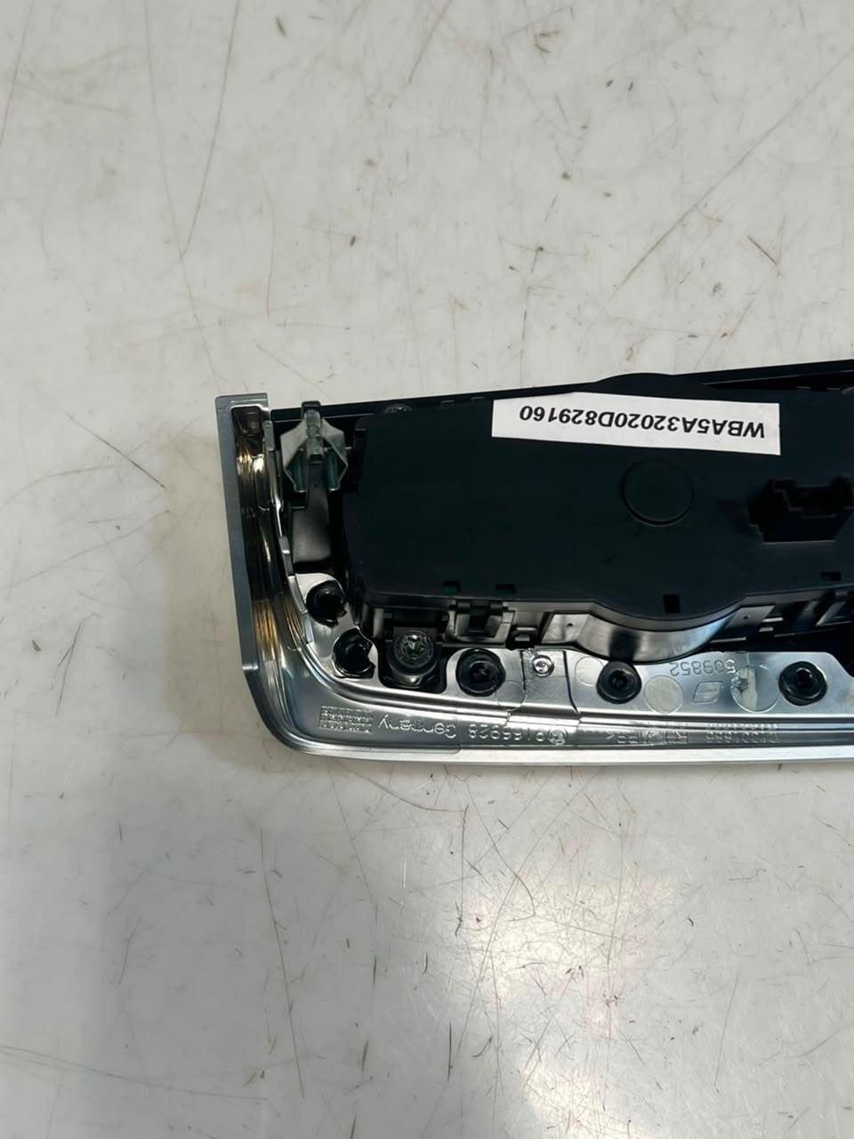 BMW 5 Series F10 F11 Headlight Switch Panel Trim Driver Glossy 9166928 OEM