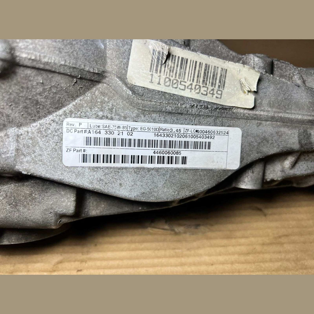 2004-2011 Mercedes-Benz ML350 Front Differential A1643302102/ Ratio 3.45