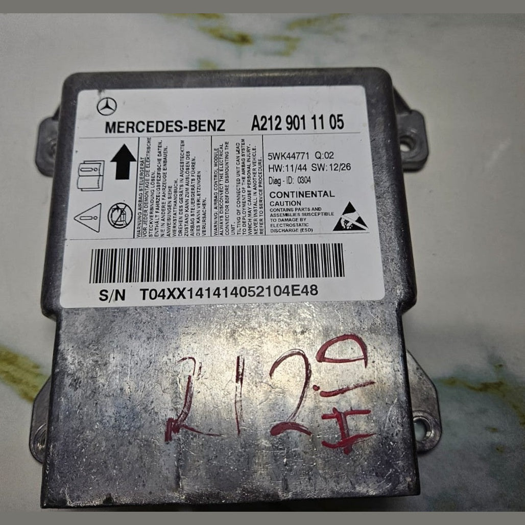 10-14 Mercedes W212 E-Class Hybrid SRS Safety Control Module A212 9011105 OEM