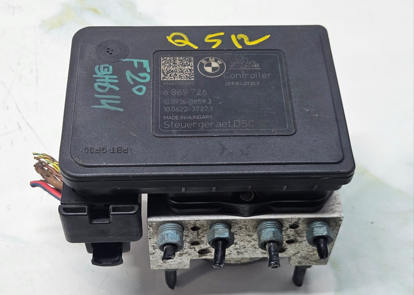 2014-2015 BMW 320i Anti Lock Brake Pump Module 6869726