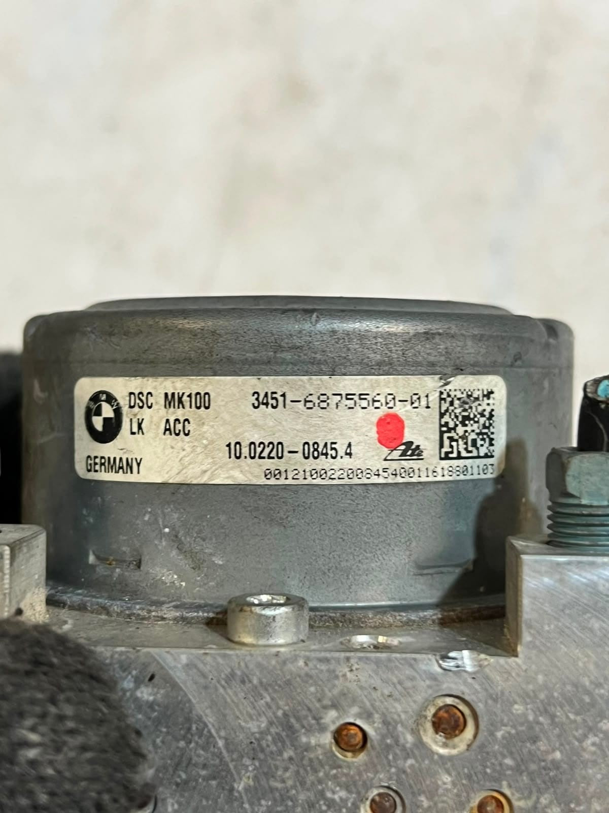 2016-2019 BMW F30, F31, F32, and F34 330i ABS Pump and Control Unit 6875560 OEM