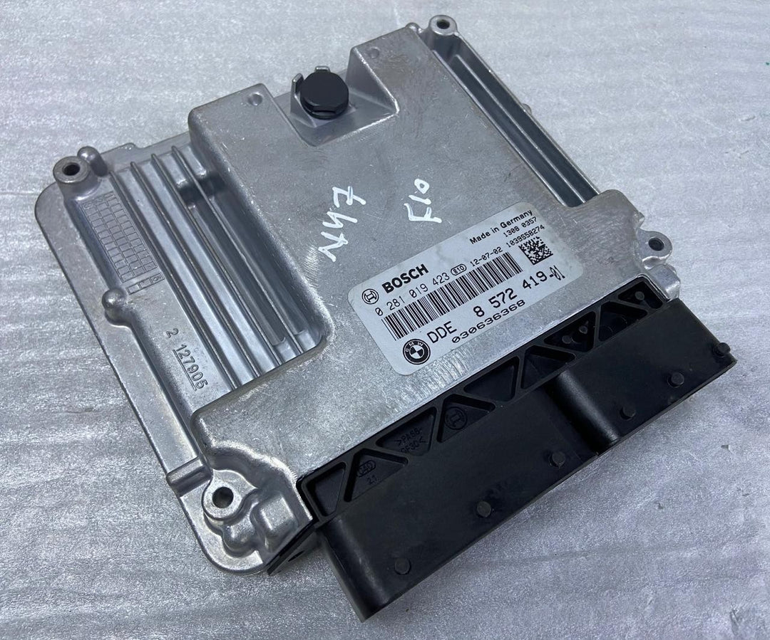 OEM BMW X3 F25 F10 N47N ENGINE CONTROL ECU UNIT MODULE DDE ECU SET 8572419