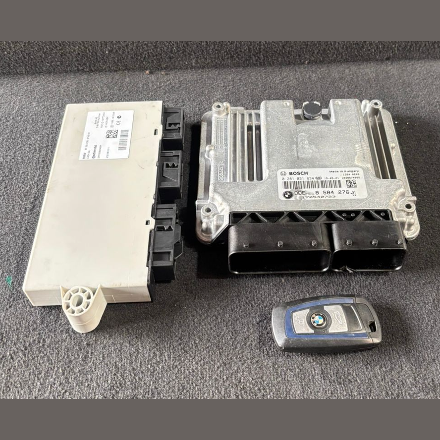 BMW 320d N47 F31 ENGINE CONTROL UNIT ECU SET DDE 8584276