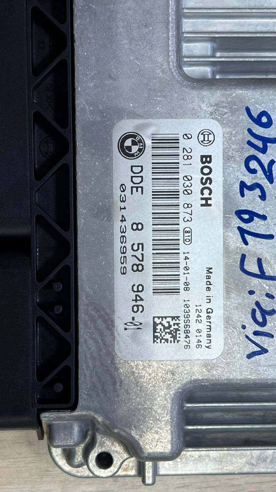 2013 BMW F30 320D N47N DIESEL 2.0 Engine Control Unit 8578946 ECU SET