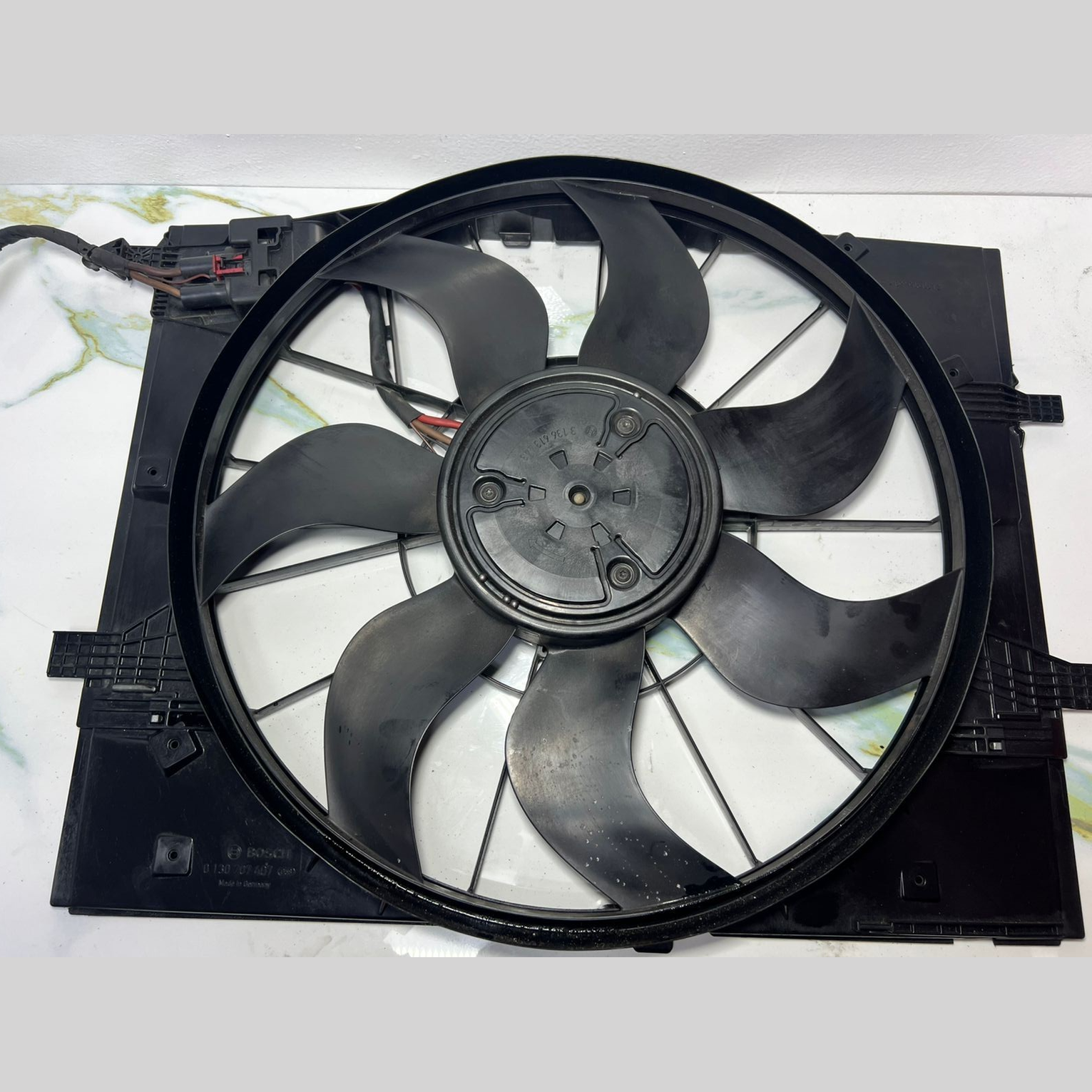 Mercedes W222 S-Class S550 S550 S63 Radiator Fan Cooling Fan Motor A099 9060612