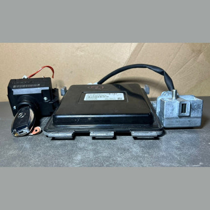 10-14 Mercedes-Benz W204 ECU Modulo Controllo Motore Interruttore Chiave...