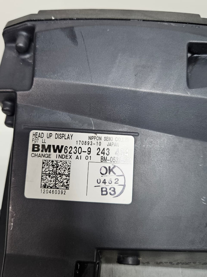 2011-2017 OEM BMW 535i 550i Gt Dash Hud Heads up Display 9243434