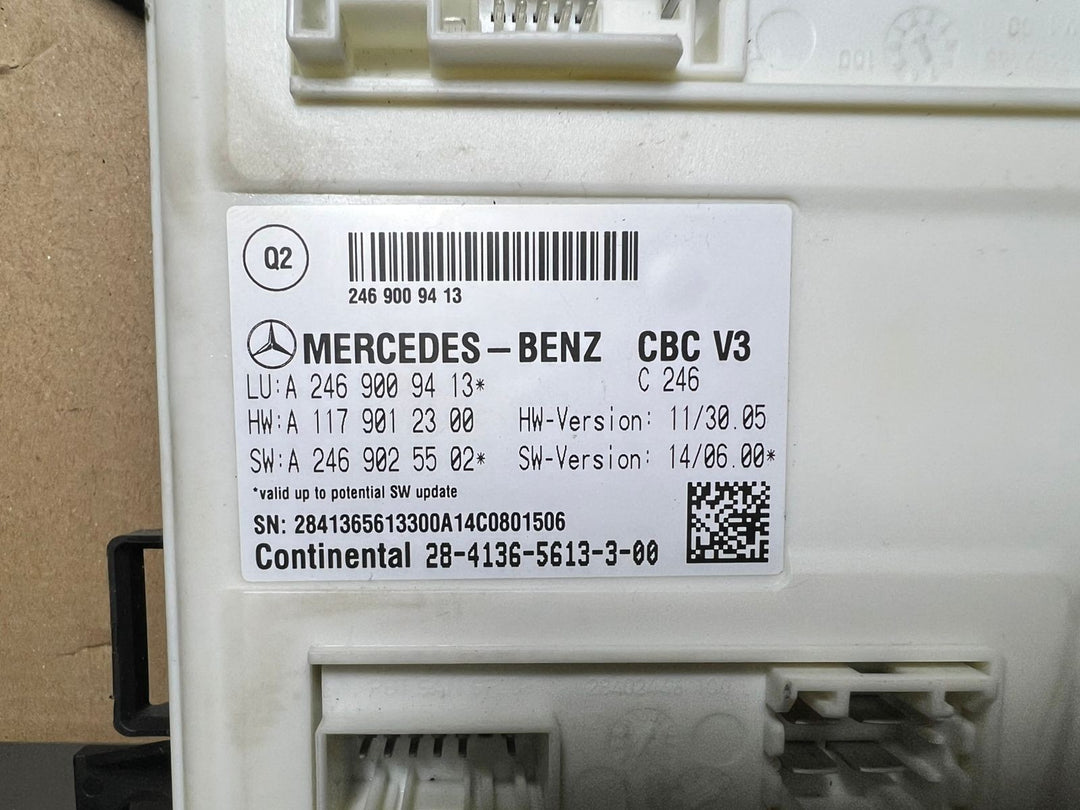 Mercedes-Benz W246 CLA B-Class Front SAM Control Module Unit A246 9009413 OEM