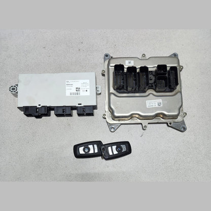 2011 BMW 528i Engine Control Unit ECU Set 7635714 F10 F11 X3 N20