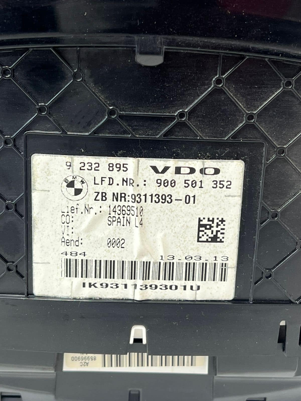 BMW F30 F31 F32 F33 F34 F36 Instrument Cluster 9311393 9232895 OEM