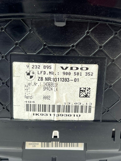 BMW F30 F31 F32 F33 F34 F36 Instrument Cluster 9311393 9232895 OEM