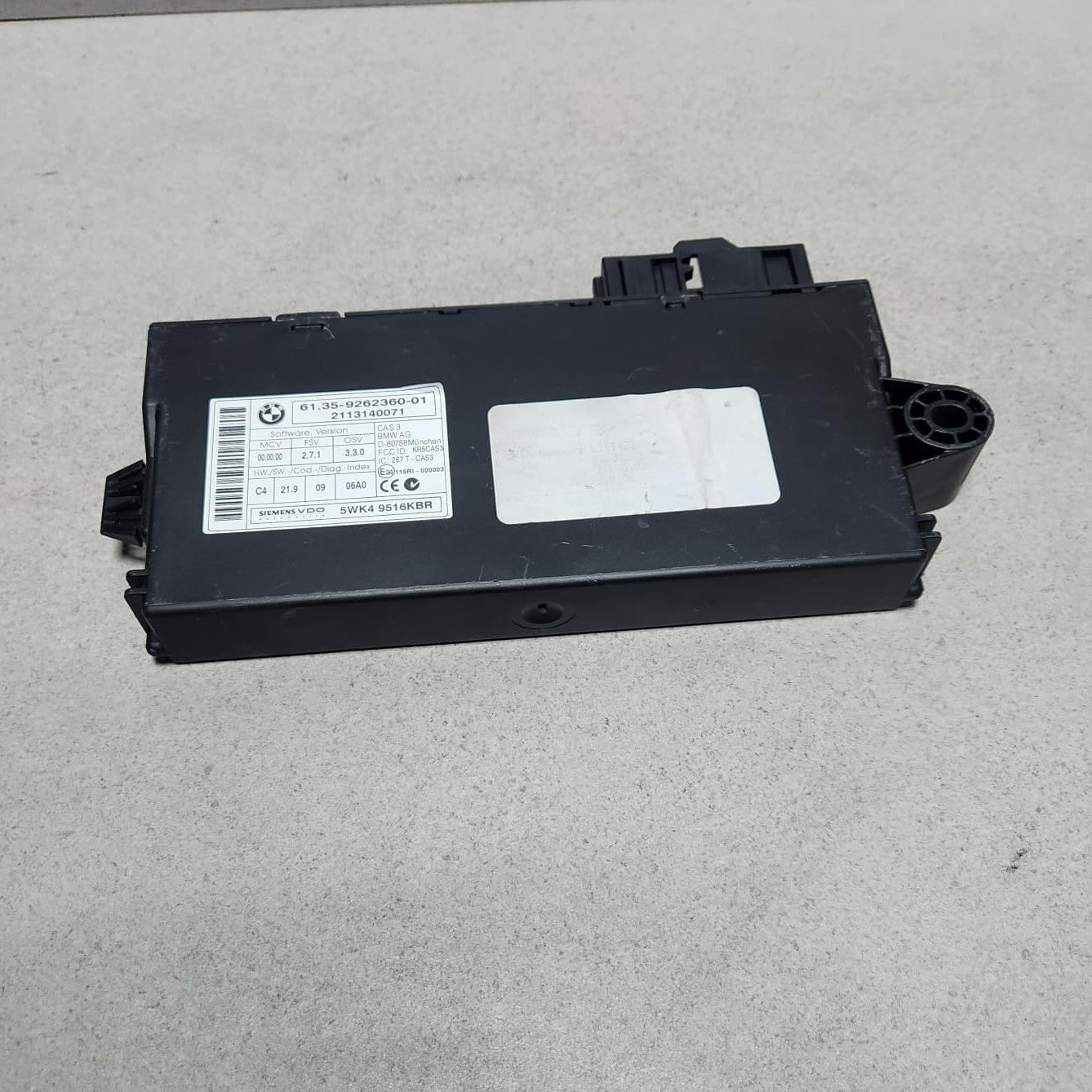 2007-2013 BMW X5 Comfort Access Control Module 9262360 E90 E92 E91 E93 3 Series 