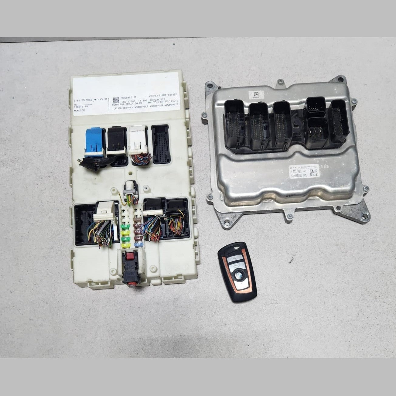 BMW F30 320i F32 N20 Engine Control Unit DME Set 8631725 OEM