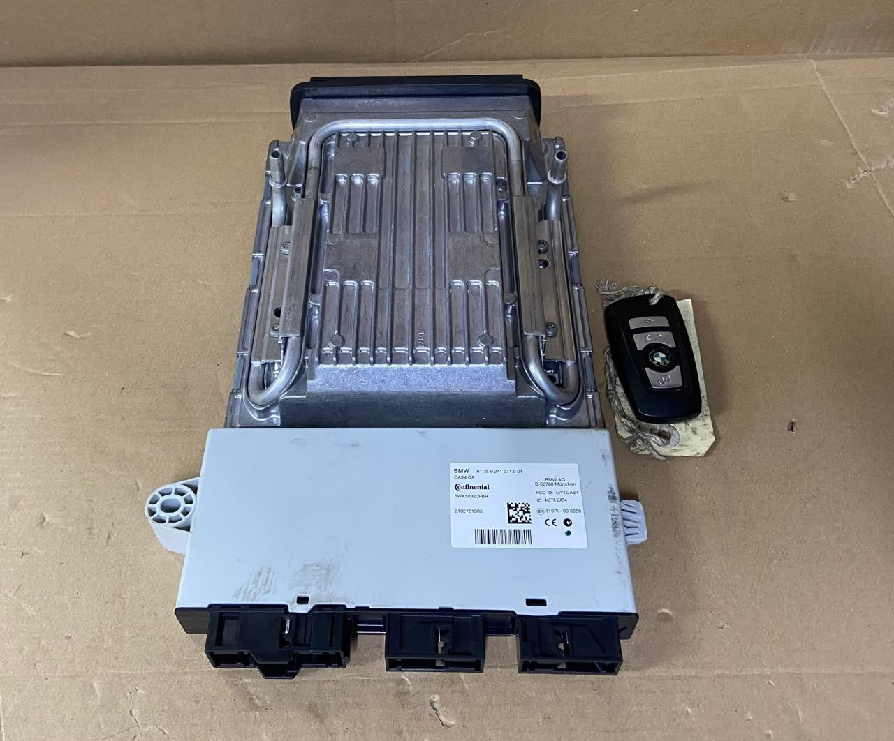 OEM BMW F10 N63 ENGINE CONTROL UNIT DME MSD85 ECU SET 7613202