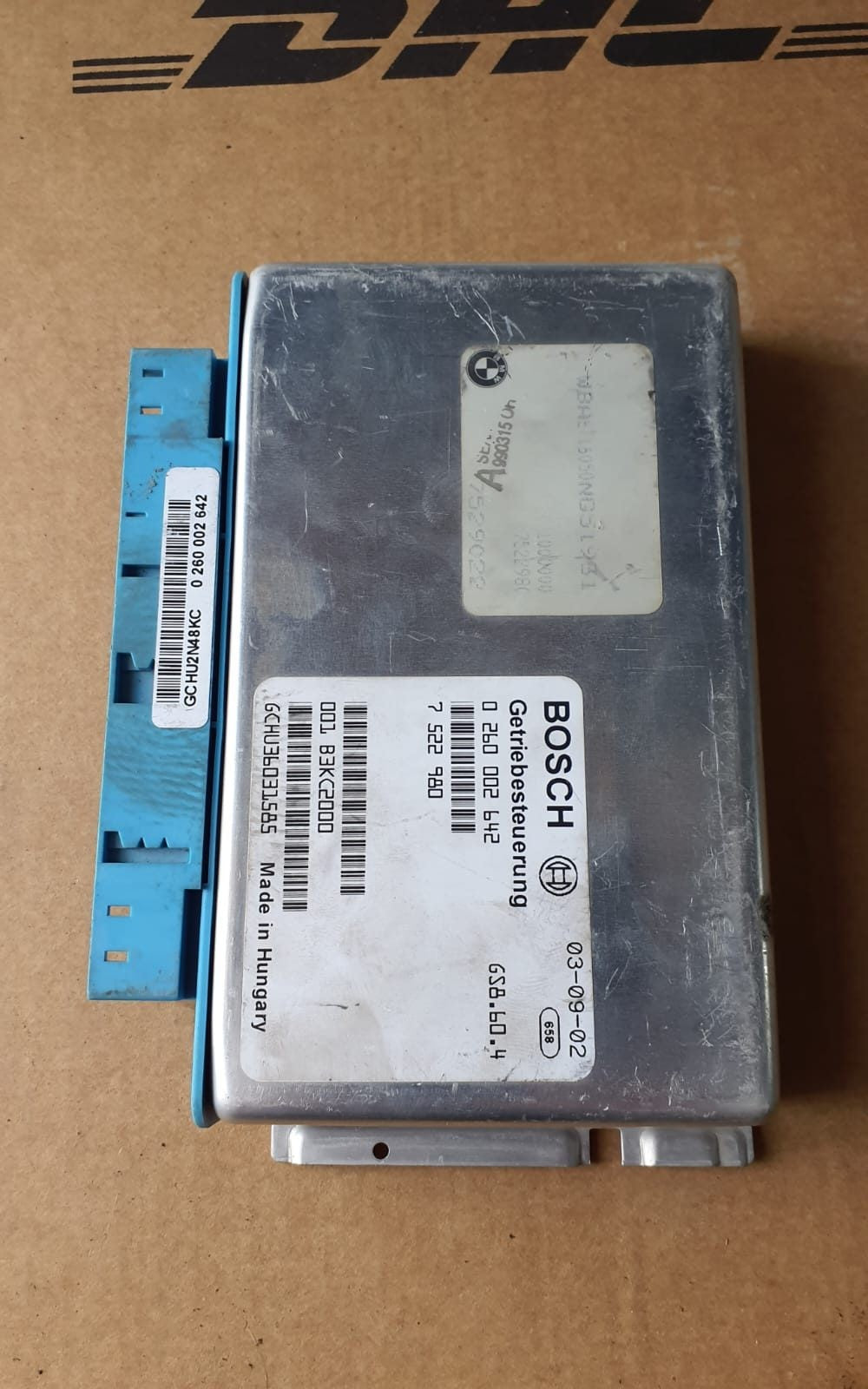 2001 BMW 330i Transmission Control Module 7508732 E46 and E39 3 and 5 Series